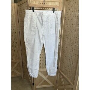 Frank & Eileen Jameson Jogger Womens Size 12 Italian Performance Utility Linen